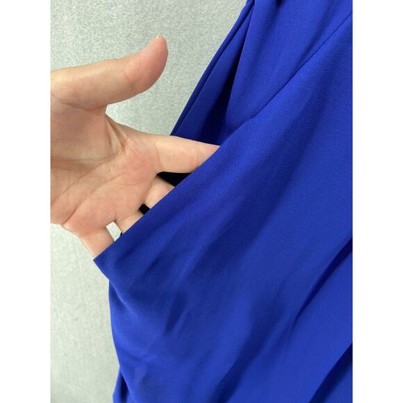 NWT Bar 111 Dress Women's Small Blue Collared Sleeveless Waist Tie Pockets Lined - Picture 4 of 10